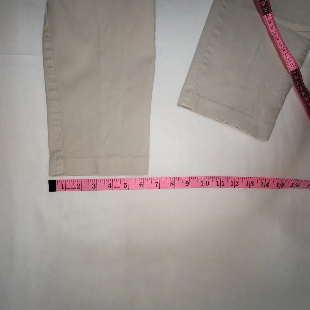 Khakis by Gap Slim City Mid-rise Light Khaki Women's Pants Size 10R - Picture 13 of 13